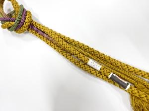 未使用品　正絹　手組帯締め